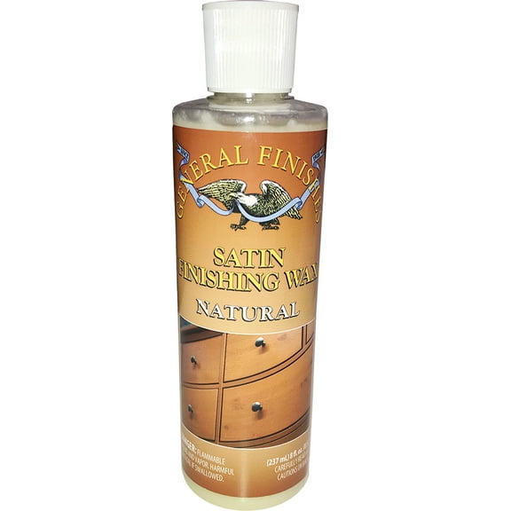 General Finishes Satin Finishing Wax Natural 8 Ounces SFW.8