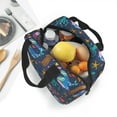 thumbnail image 5 of KLL Marine Inhabitants Print Insulated Lunch Bag Women, Reusable Cute Tote Lunch Box for Adult & Men, Leakproof Cooler Lunch Bags for Work Office Travel Picnic, 5 of 5
