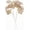 (Tall) Golden Ginkgo Leaf - 2pcs, variant on Artificial Golden Babysbreath Plants, Fake Baby Breath Plant - Gold 2 Pack, Plastic Gypsophila Flower Bushes Faux Shrubs Indoor Outdoor Planter Vase Filler Home Garden Decor for Christmas Decoration