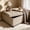 Camel, variant on MOONMISS Square Storage Ottoman with Nailhead Trim , Upholstered Coffee Table for Bedroom Storage, Living Room Accent,Camel
