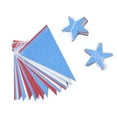 thumbnail image 5 of Pennant Banners Shiny Pennant Triangular Flag Star Flag Banners for Weddings Birthday Party Gender Reveal Decorations, 5 of 8