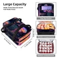 thumbnail image 3 of Jellyfish Double Layered Insulated Lunch Bag with Two Compartments | Large Capacity Meal Bag for Hand Carry | Refrigerated Lunch Bags - 7.1x11.4x16.1 Inches, 3 of 6