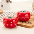 BESTYASH Red Fruit-Shaped Mechanical Kitchen Timer, Countdown Cooking ...