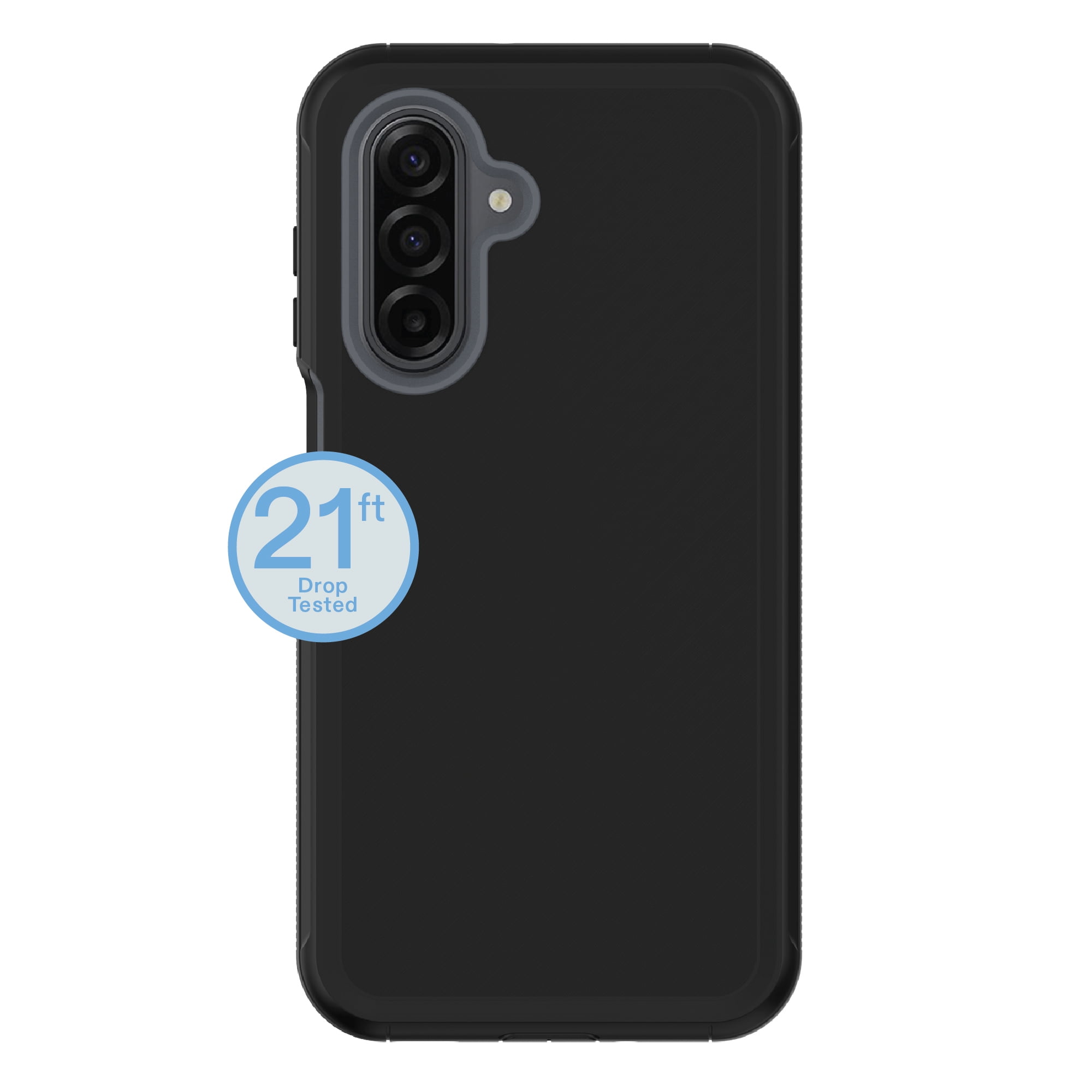 onn Rugged Phone Case for Samsung Galaxy A17 5G - Black/Gray