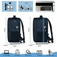 thumbnail image 4 of Carry On Backpack Travel Backpack Flight Approved for Men And Women 15 in Laptop Backpack for Traveling - Blue, 4 of 6