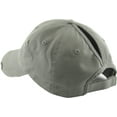 thumbnail image 6 of Ponytail Messy High Bun Adjustable Washed Cotton Baseball Cap, 6 of 7
