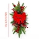 thumbnail image 3 of Wmhnj Corona navideña con lazo rojo y piñas para decorar escaleras, puertas y paredes en estas fiestas., 3 of 5