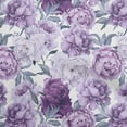 thumbnail image 1 of oneOone Cotton Cambric Purple Fabric Floral Sewing Material Print Fabric By The Yard 42 Inch Wide-FS, 1 of 6