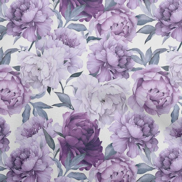 oneOone Velvet Purple Fabric Floral Craft Projects Decor Fabric Printed By The Yard 58 Inch Wide-0K