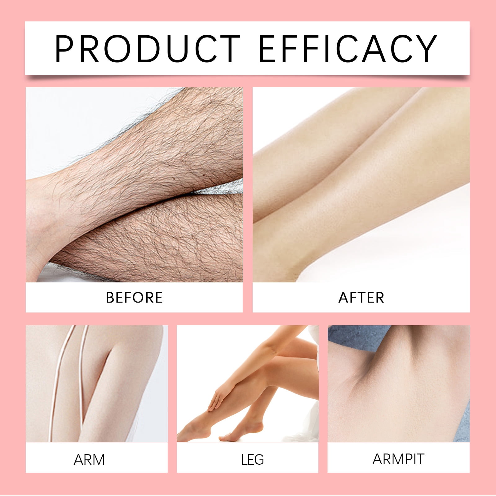 Alvantor Wax Strips Hair Removal for Legs and Body, Gentle and Fast-Working, Aloe 30 Count