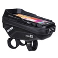 thumbnail image 1 of Bolsa de bicicleta Bolsa para manillar de bicicleta con pantalla táctil, impermeable, marco frontal, tubo superior, bolsa para bicicleta, bolsa de almacenamiento frontal para ciclismo de gran capacida, 1 of 7