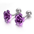 thumbnail image 4 of Yoursfs Men's Shirt Cufflinks Rose Personalized Cufflinks Gift, 4 of 5