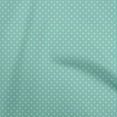 thumbnail image 1 of oneOone Silk Tabby Dusty Teal Green Fabric Polka Diy Clothing Quilting Fabric Print Fabric By Yard 42 Inch Wide, 1 of 6
