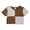 Brown, variant on Vedolay Cute Tops Girls Summer Short Sleeve Tops Cute V Neck Loose Shirts Soft Lovely Children Tops,Brown 8-9Years
