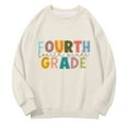 thumbnail image 6 of Mercatoo 𝐁ack to School Hoodie Girls 2025 First Day of School Fourth Grade Sweatshirts Oversized Tops Kids Cute Preppy Clothes, 6 of 6