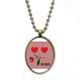 thumbnail image 1 of Émotion d'Amour Rouge comme Collier de Rose Chaîne Vintage Pendentif Bijoux Collection, 1 of 3