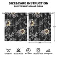 thumbnail image 2 of Soft Floral Accent Drapes 52x63 Inch Rod Pocket Blackout Curtains 2 Panels for Bedroom and Relaxing Mood, 2 of 2