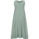 thumbnail image 3 of Vestido de verano de lino y algodón para mujer, elegante, sin mangas, largo, holgado, de talla grande, cómodo, con bolsillos, 3 of 4