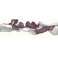 thumbnail image 2 of Paschke, Chris 18x9 Black Ornate Wood Framed with Double Matting Museum Art Print Titled - Plum and Gray IV, 2 of 4