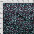 thumbnail image 2 of oneOone Organic Cotton Poplin Twill Fabric Leaves & Floral Artistic Printed Craft Fabric BTY 42 Inch Wide, 2 of 4