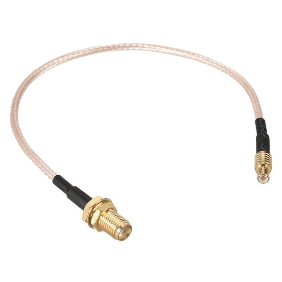 MCX Male to SMA Female with 7.8" RG316 Cable Brass RF Coaxial Coax Adapter 1pcs