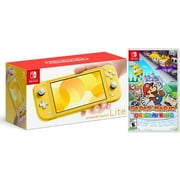 Nintendo Switch Lite 32GB Yellow and The Legend of Zelda: Link's Awakening Bundle
