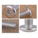 thumbnail image 4 of binifiMux 10 piezas 1/4-20 x 2-1/2 pulgadas remache avellanado tornillos de conexión de acero inoxidable 304, 4 of 5