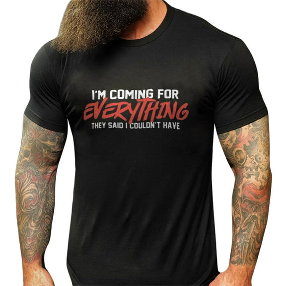 Men T Shirt for Big & Tall Man Graphic Short Sleeve Plus Size Oversized Tee Tshirts XL 3DTS11003