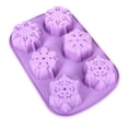 thumbnail image 1 of Cake Mold Silicone Reusable 6 Cavities Soap Mold Snowflake Mold for Christmas, 1 of 9