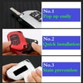 thumbnail image 6 of for Jeep Key Fob Cover, TPU with Keychain Key Fob Case Holder 360 Degree Protection for 2018 2019 2020 2021 2022 2023 Jeep Wrangler Gladiator JL JLU Rubicon 4 Buttons Smart Key, 6 of 7