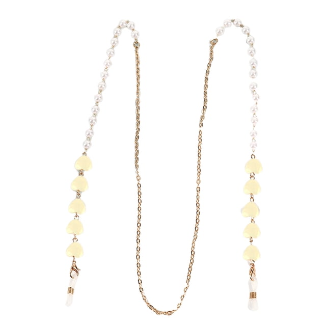 Cadena de gafas, cadena de máscara, collar, cordón para mujer, elegante cadena de gafas de sol, cordón de regalo