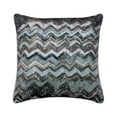 thumbnail image 1 of Throw Pillow Covers, Decorative Blue 18"x18" (45x45 cm) Throw Pillows For Couch, Printed Velvet Printed Velvet Cushion Cover, Abstract Pattern Modern Style - SeaSandSurf, 1 of 4