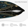 thumbnail image 6 of LNWH Pisces Throw Pillow Covers, Square Soft Linen Decorative Pillow Cases, 18"x18", 6 of 8