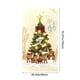 thumbnail image 3 of 3D Embroidery Christmas Door Curtain Holiday Decorative Cover for Front Door Wall Party Festival Home Decorations, 3 of 6