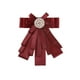 thumbnail image 1 of INSPIRE CHIC Broche de cinta para mujer, lazo, corbata, broches para bodas y fiestas, rojo, 1 of 4