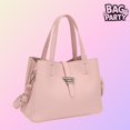 thumbnail image 5 of BagParty 2025 Large Capacity Vegan Leather Tote Bag for Women, Stylish Office Commuter Handbag for Work, Travel, Weekend & Gift, 5 of 5