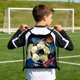 thumbnail image 1 of Mochila de fútbol con cordón de tiro con tela Oxford impermeable, gran bolsa deportiva para gimnasio, viajes o colegio, 1 of 6