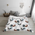 thumbnail image 7 of Salouo Cool Chicken Print Throw Blanket Gifts for Women Men Soft Flannel Blanket for Home Living Room Decor Bedroom Blanket Gifts for Mom Dad -60"x50", 7 of 7