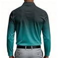 thumbnail image 5 of IAJDKMEK Men's Printed Long Sleeve Sport Top – Collared Style, All-Over Graphic, Mens Casual Shirts, Soft Active Shirt, Versatile Wear, 5 of 5