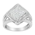 thumbnail image 2 of Sterling Silver 3/8 ct TDW Diamond Cocktail Ring (H-I,SI1-SI2), 2 of 8