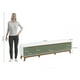 thumbnail image 4 of Mueble TV 85" Kappesberg 218cm con 3 Puertas Blanco/Verde, 4 of 10