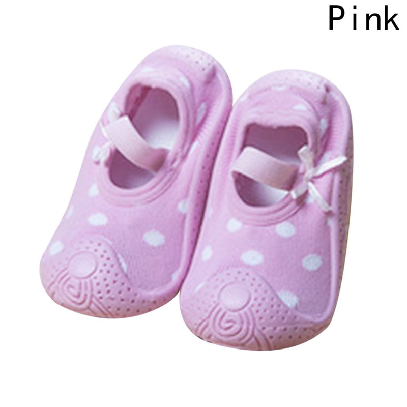 Baby Newborn Toddler Girl Crib Shoes Pram Soft Sole Prewalker Anti-slip Sneakers