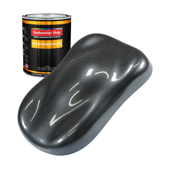 Gunmetal Grey Metallic 1 Quart URETHANE BASECOAT Car Auto Body Paint