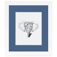 thumbnail image 2 of ArtToFrames 14x14" Matted Picture Frame with 10x10" Single Mat Photo Opening Framed in 1.25" Satin White Frame and 2" Royal Mat (FWM-3966-14x14), 2 of 8