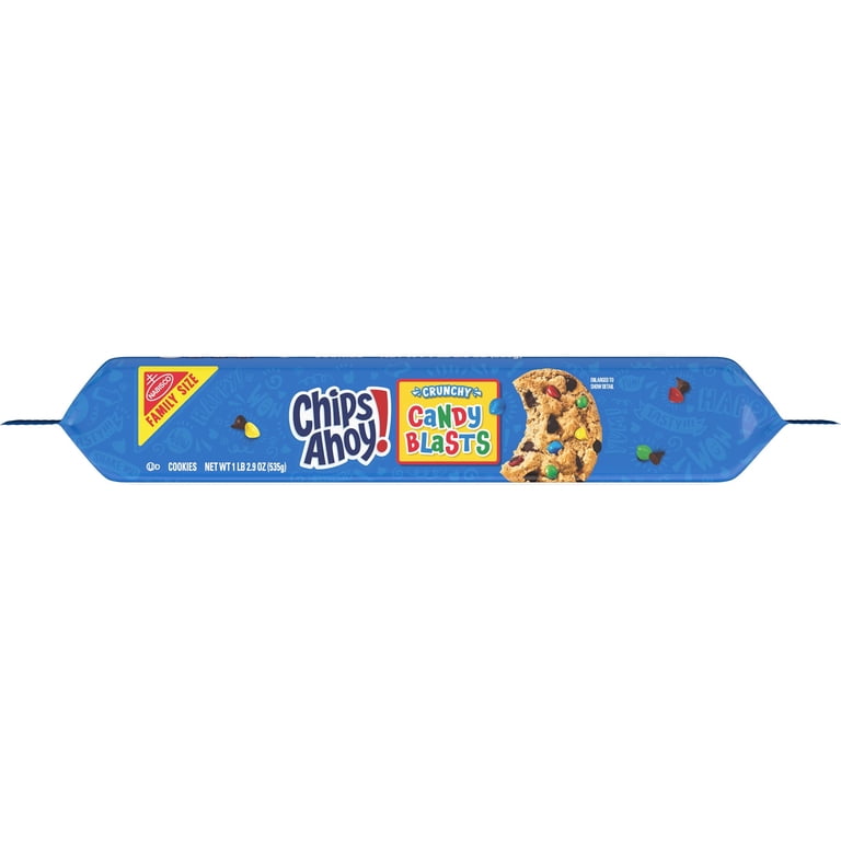 3 pack) CHIPS AHOY! Crunchy Candy Blasts Fudgy Chocolate Chip