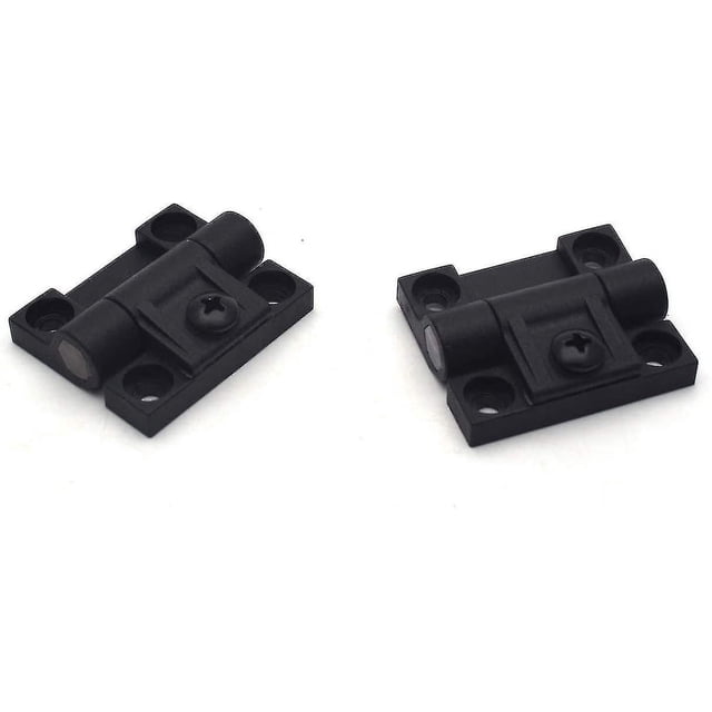 4 Countersunk Plastic Adjustable Torque Positions Black Door Hinges - Pack Of 24 Countersunk Plastic Adjustable Torque Positions Black Door Hinges - P