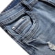 thumbnail image 5 of Pantalones vaqueros rectos de algodón con agujeros rasgados para hombre, pantalones casuales, pantalones vaqueros largos, pantalones para hombre, 5 of 8