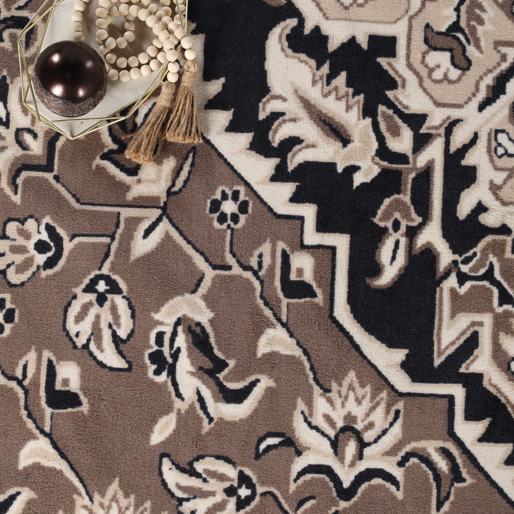 Superior Glendale Indoor Area Rug, 10' x 14', Brown
