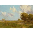 thumbnail image 2 of Julian Onderdonk 18x14 Gold Ornate Wood Frame and Double Matted Museum Art Print Titled - Late Afternoon (1909), 2 of 4
