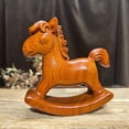 thumbnail image 1 of Ebony Horse Ornament for the Year of the Horse 2026 - Hand-carved Desktop Decoration for Your Zodiac Year (Best Gift), 1 of 4